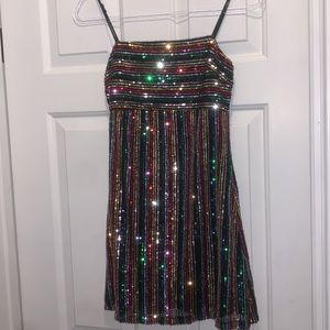 Sequin mini dress
